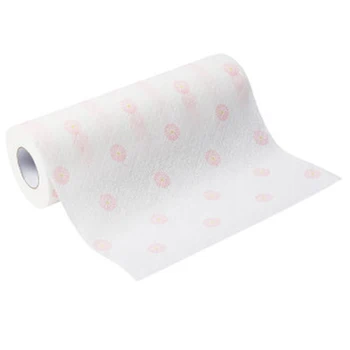 

2PCS Printed Cloth Non-Woven Fabric Rag Disposable Wet and Dry Household Cleaning Cloth Scouring Pad