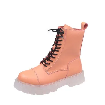 

2020 Female Martin Boots Winter Fashion Warm Short Plush Non-slip Waterproof Outdoor Boots Lady Platform Side Zipper Casual Boot