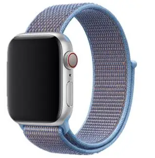Nylon Strap For apple watch 5 4 band 44mm/40mm pulseira apple watch 42mm/38mm iwatch series 5/4/3/2 Colorful connector watchband - Цвет ремешка: 2