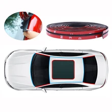 5 м Автомобильная стильная резиновая наклейка на переднее и заднее лобовое стекло, треугольные оконные уплотнительные полосы для Toyota Honda, lada Lifa Audi