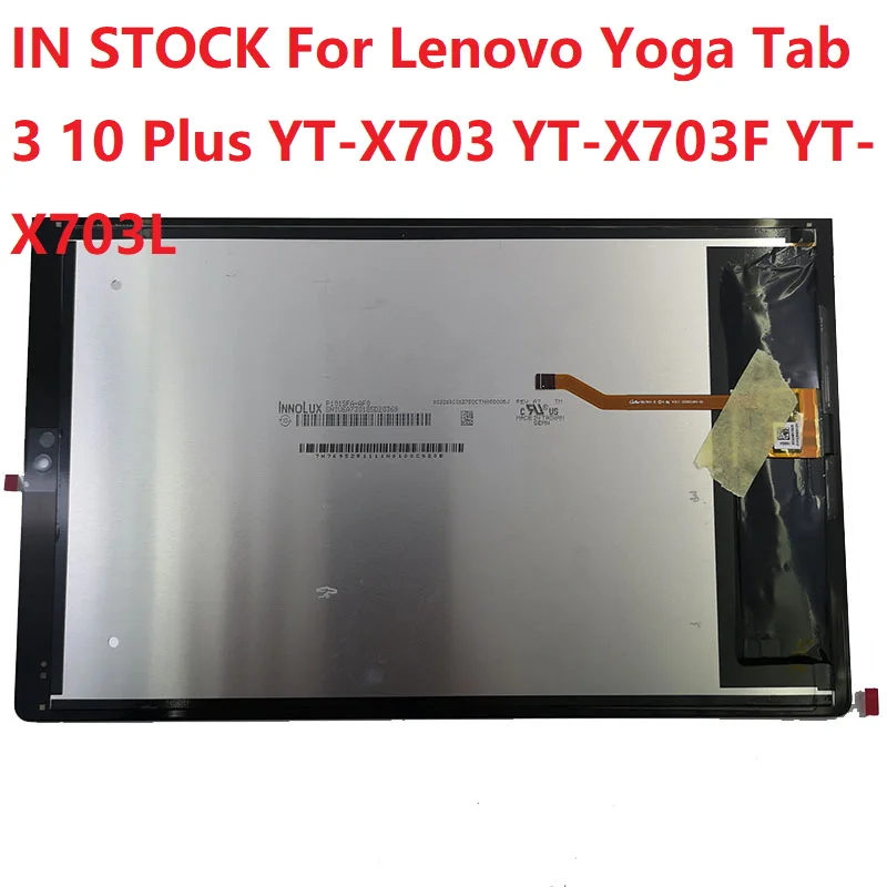 Original Display Lcd com Tela de Toque Digitador Assembléia para Lenovo Yoga Tab 10 Plus Yt-x703 Yt-x703f Yt-x703l X703 Novo
