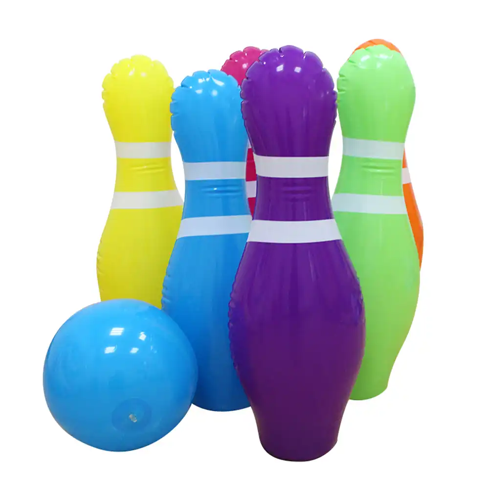 inflatable bowling set target