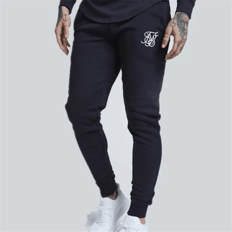 

2019 Brand Mens Fitness Casual Pant Sweatpants Male Joggers Bodybuilding Workout drawers Trousers Elastic Cotton long Pants