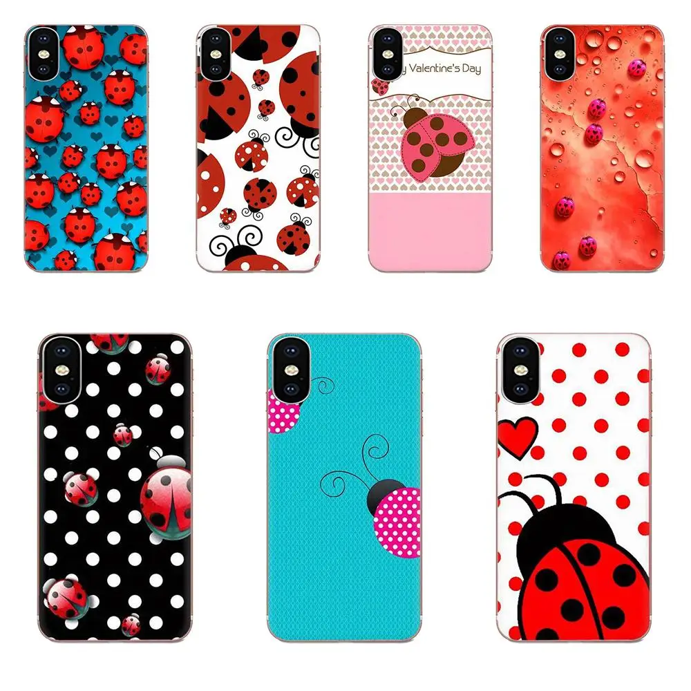 Божья коровка для Xiaomi Redmi Note 8 8A 8T 10 K30 5G Motorola Moto G G2 G3 G4 G5 G6 G7 Plus мягкий дизайн на