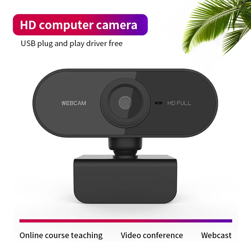 Веб-камера HD 1080P с микрофоном автофокус вращение на 360 градусов |