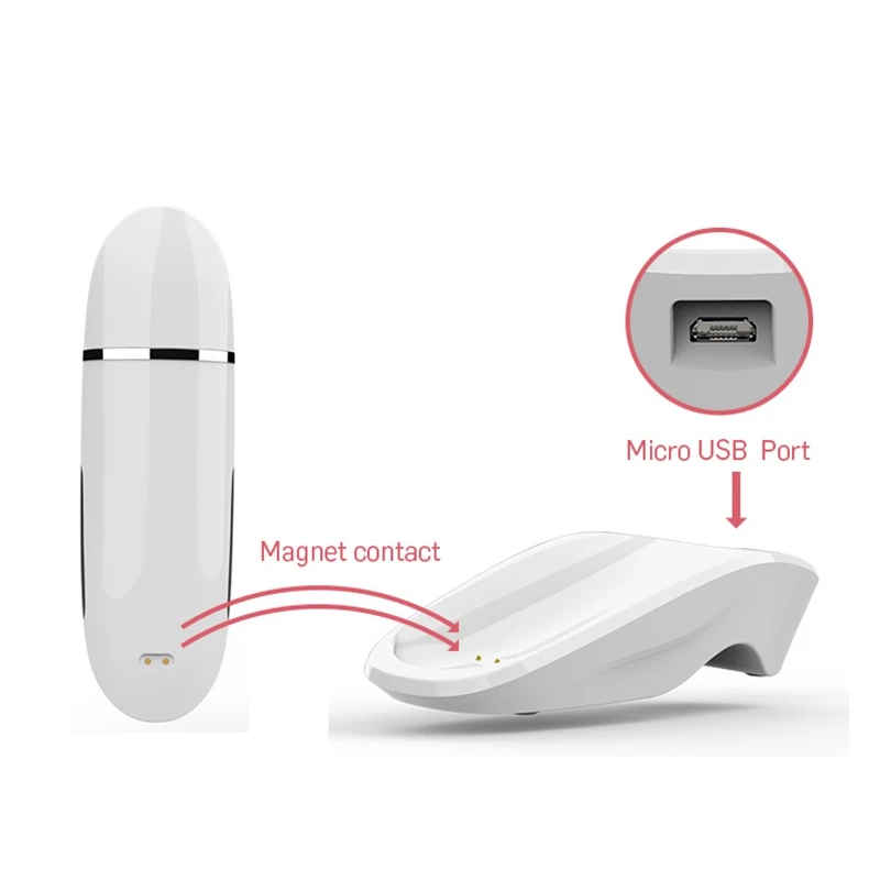  Wireless Charging Ultrasonic ION Deep Cleansing Nutrient Plus Skin Scrubber Face Lifting Tightening