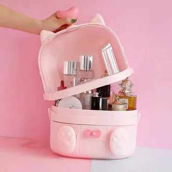 Kawaii Cat Makeup Organizer 5