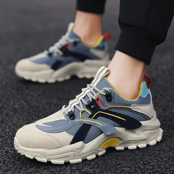 

Classic Shoes Running Mens Lace Up Men Sports Shoes Thick Soled Walking Sneakers Men Luxury Brand Jogging Sneakers Men Spring