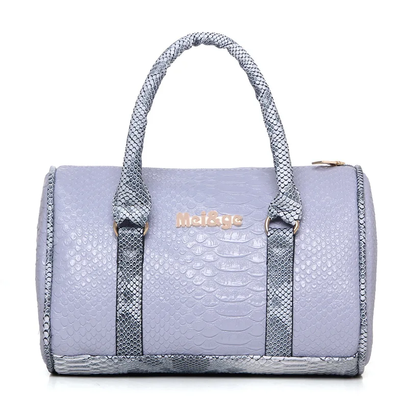 

WOMEN'S Bag 2018 Autumn And Winter New Style Fashion Different Size Bags Six Pieces Set Fashion Snakeskin Shoulder Hand Women's