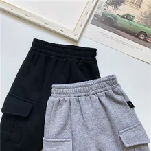 Chen/Одежда для младенцев и мам Осенние повседневные брюки для мальчиков детские брюки универсальная рабочая одежда для мальчиков Sw