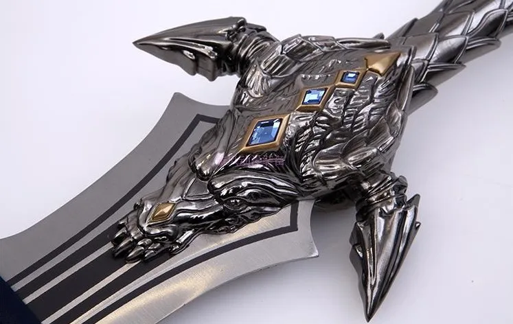 

metal lion's tooth sword Lotosa sword game props sword is not edged
