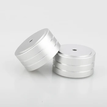 

4Pcs HiFi AMP Speaker Aluminum Isolation Feet Pad Use For Turntable DAC Stereo Audio Speakers Amplifier Feet Pads 40x20mm