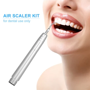 

Portable Dental Scaler 2/4Holes Air Scaler Kits with 3 Various Tips Teeth Cleaning Machine Dental Tool Oral Cleaner Machine