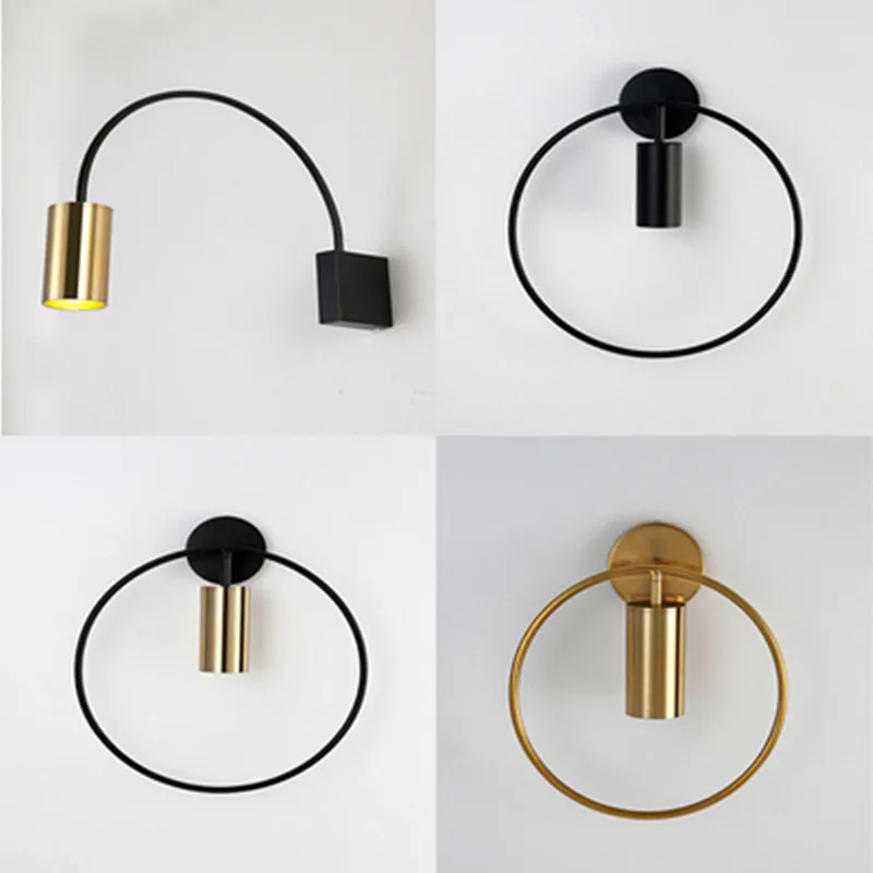 

Modern Adjustable Long Swing Arm Wall Lamp Lights For Reading 360 Degree Rotatable Flexible Vintage Black Wall Lamp LED