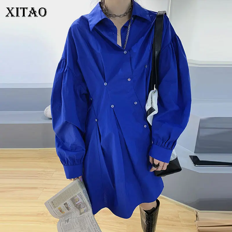 XITIAO Women Fashion Blouse 2020 Autumn Elegant