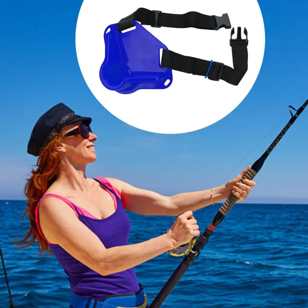 Adjustable Waist Fishing Rod Holder Fishing Belt Adjustable Comfortable Pad  Impact Resistant Belt for Sea Fishing
