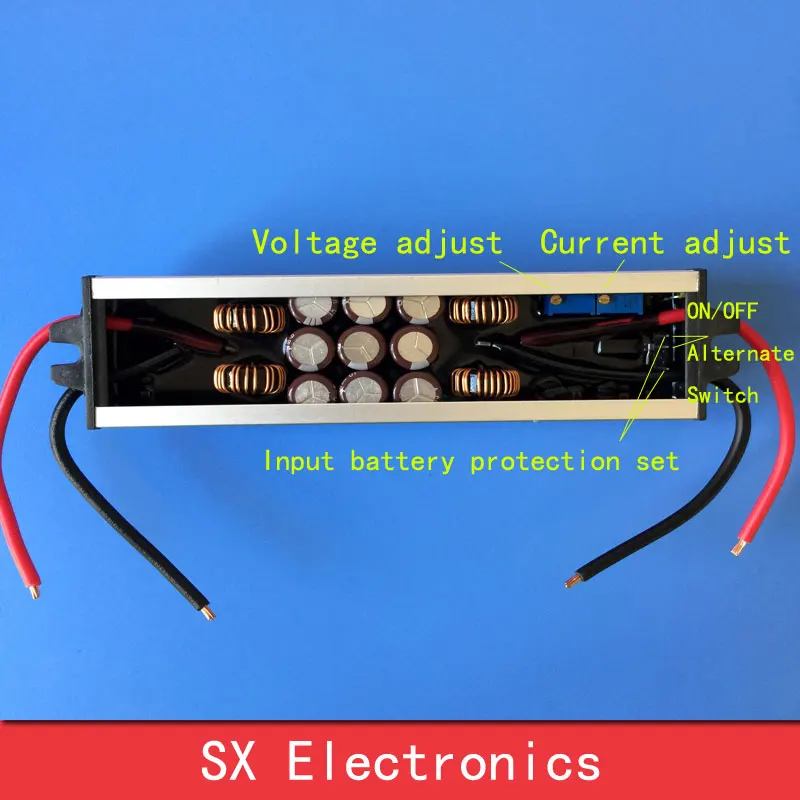 250 Вт/20А автоматический повышающий понижающий преобразователь с CV& CC Отрегулируйте защиту батареи Отрегулируйте Водонепроницаемый 12 В и 24 В регулятор