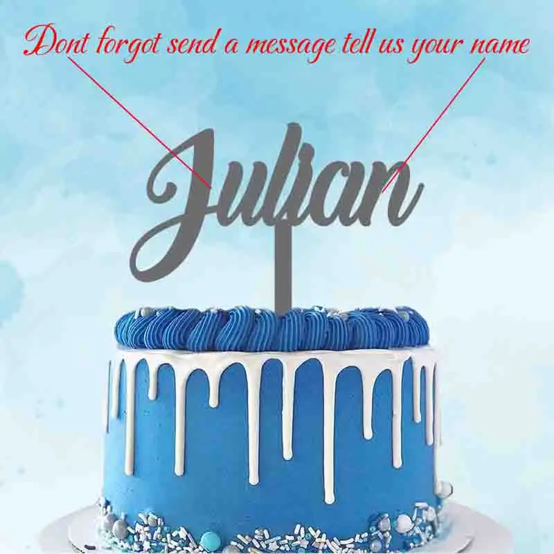Personalized Private Party Cake Topper cake topper cake decorations cake toppers