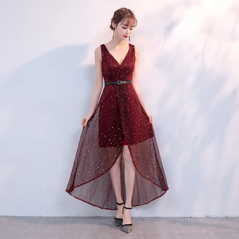 

Banquet Evening Dress Women's 2019 New Style Long-Annual General Meeting Dress Nobility Elegant Elegant Long Skirts