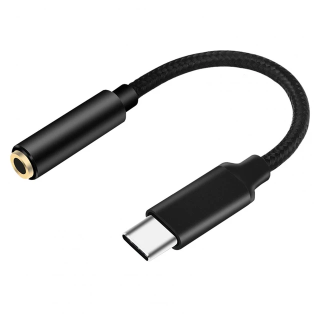 Usb Type C 3.5mm Jack Headphone Adapter 3.5 Audio Aux Cable Pro Samsung  Male - Audio & Video Cables - Aliexpress