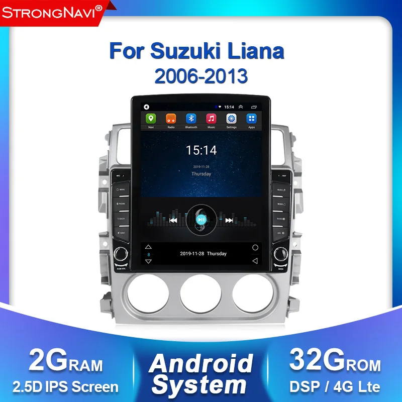 DSP IPS Android 2 + 32G Автомобильный Радио Мультимедийный видео плеер для Suzuki LIANA 2006 2013