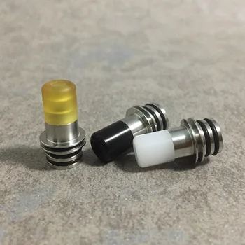 

10pcs/lot Anti-condensation Narrow Bore Long 510 MTL PEI Drip Tip PEI Ultem Stainless Steel Base Mouthpiece Vape Accessories