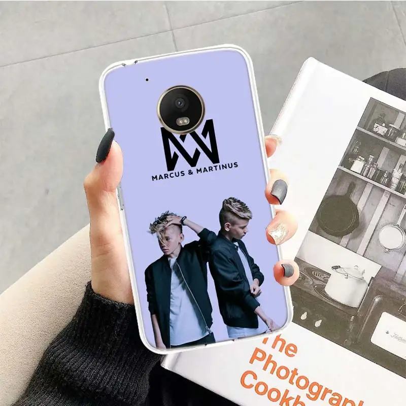 Чехол с изображением норвежских близнецов маркуса и мартинуса для Motorola Moto G7 G6 G5S G5 E4 Plus G4 E5 Play X4 power tpu с рисунком на заказ - Цвет: TR139-3