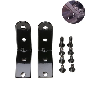 

Accessories Durable Car Glove Box Lid Black Screws Hinge Brackets Repair Kit Carbon Steel Snapped Fix A4 B6 B7 8E 2001-2008