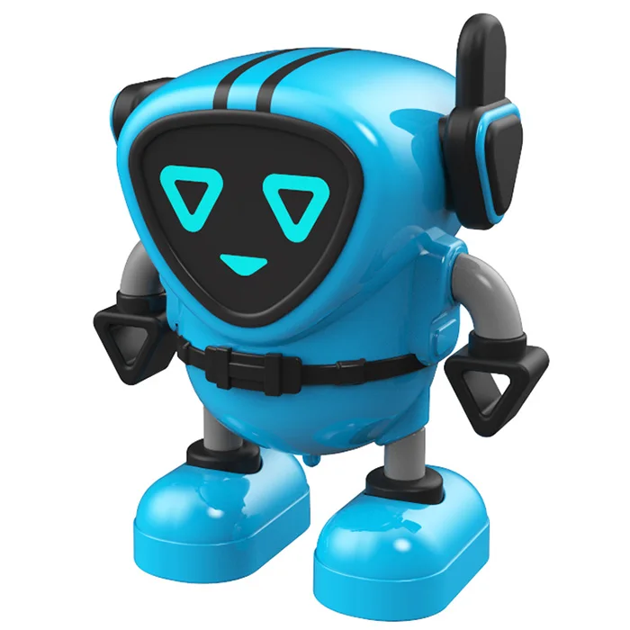 Blue JJRC R7 волчок робот игрушка 2 в 1 гироскоп умный боевой робот Обучающие съемные игрушки мультфильм ветер автомобиль Подарки для детей - Цвет: Blue