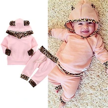 Толстовка-Кенгурушка с капюшоном для маленьких девочек+ леггинсы, комплект со штанами, Одежда для новорожденных roupa осенне-зимний комплект одежды для малышей