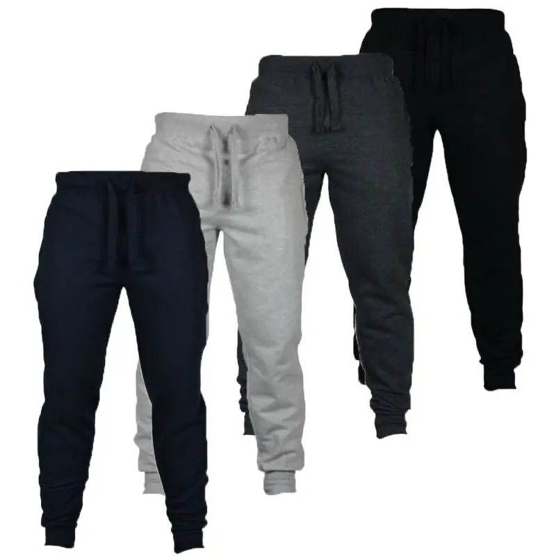 

New Men Workout Sweatpants Sport Track Pants Gym Fitness Training Causal Trousers Sweatpants Cotton Elastic Trouser