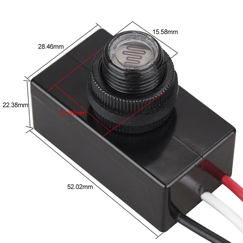 

Mini Photocell Photoelectric Switch Light Lamp Switching Sensor AC 80V-277V TUE88