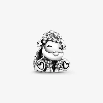 

Authentic 925 Sterling Silver Beads Patti the Sheep Charms fit Original European Bracelets Women DIY Jewelry