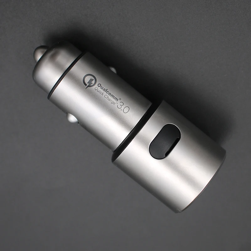 Оригинальное автомобильное зарядное устройство Xiaomi QC3.0 Dual USB быстрая зарядка 5V3A 9V2A 12V1. 5A Max 18 Вт для Xiaomi 9 CC9 9T Pro Redmi note 7 8 pro F1