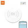 Смарт-датчик касания Xiaomi Mijia, сенсорное реле с проекционным экраном для умного сцены, подключение к сети, для приложения Mi Home ► Фото 1/6