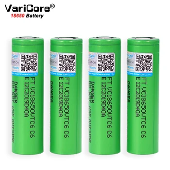 

8-35PCS VariCore VTC6 3.7V 3000mAh 18650 Rechargeable Li-ion Battery 30A Discharge for VC18650VTC6 Tools e-cigarette batteries