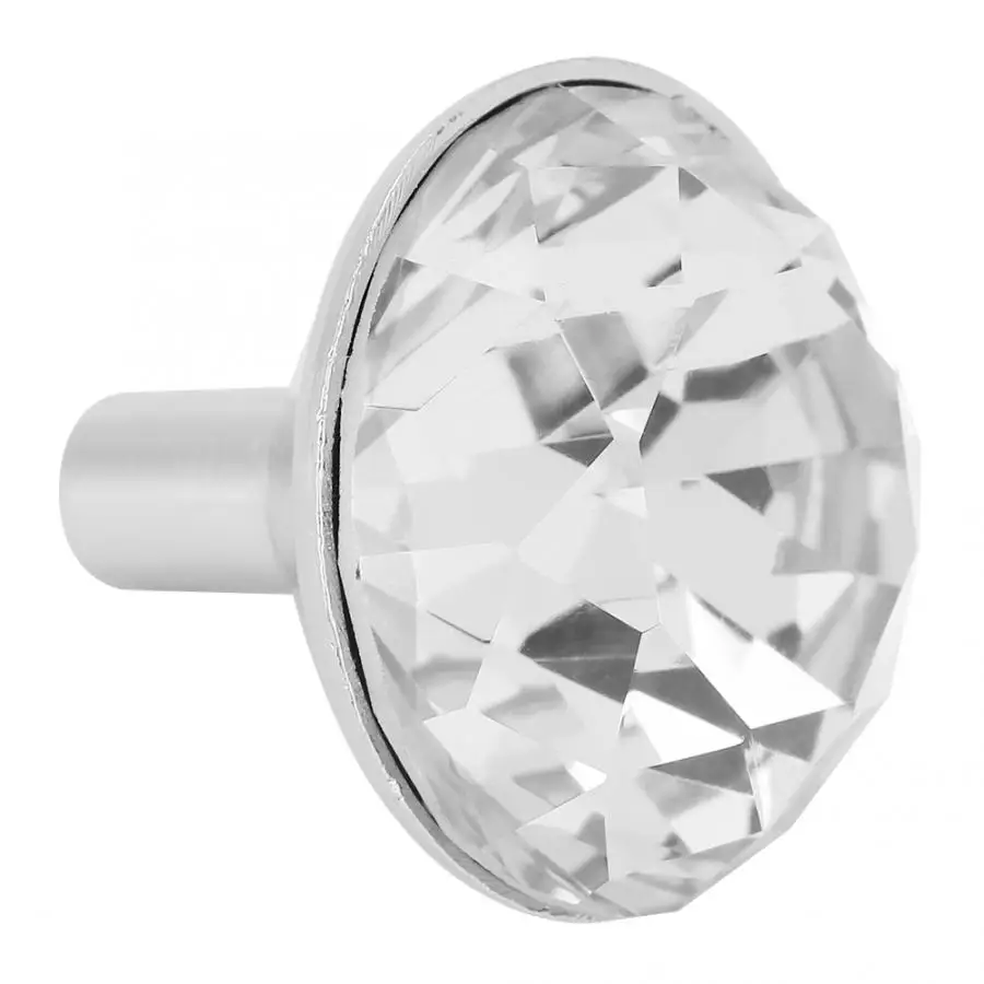 Kitchen Cabinet Handles Crystal Cabinet Knobs Diamond Shape Handle Pull for Room Drawer Furniture Handle Knob