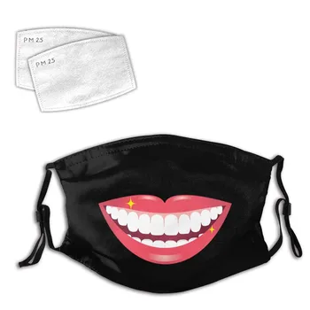 

Funny Print Masks Adult Mouth Masks for Protection Face Mask Washable Earloop Mask Dustproof cotton Washable mascarillas