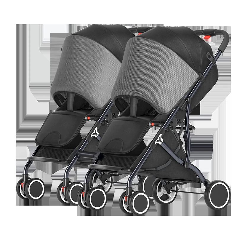 Poussette Jumelle Pour Bebe Pliable Et Legere Portable Double Siege Inclinable Et Detachable Deuxieme Chariot Pour Enfants Aliexpress
