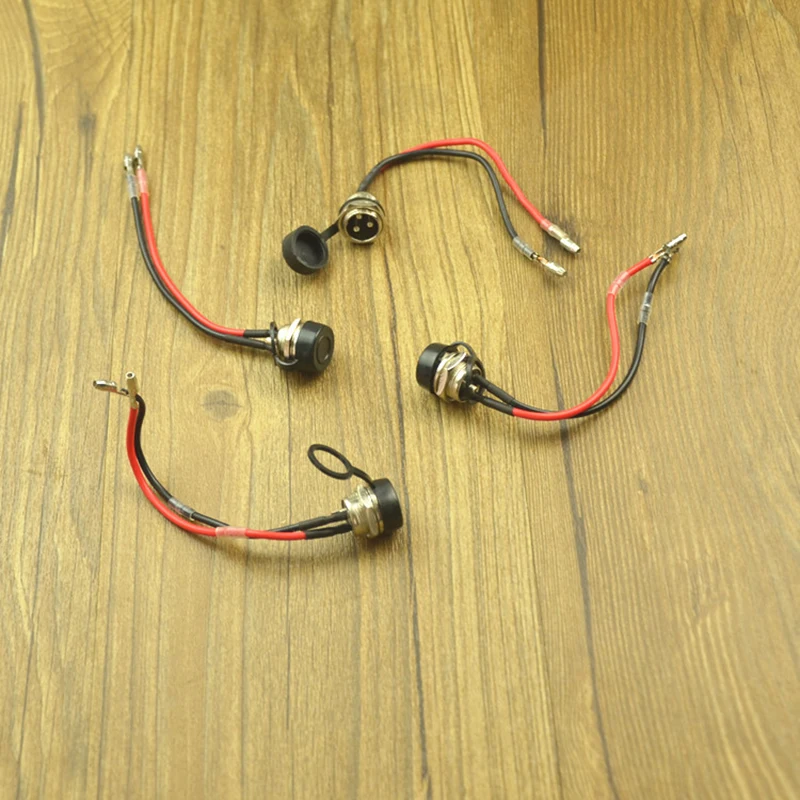 

8 "10" Electric Scooter Charging Port Charging Head Aviation Short Plug M16 Aviation Head with Waterproof Cap