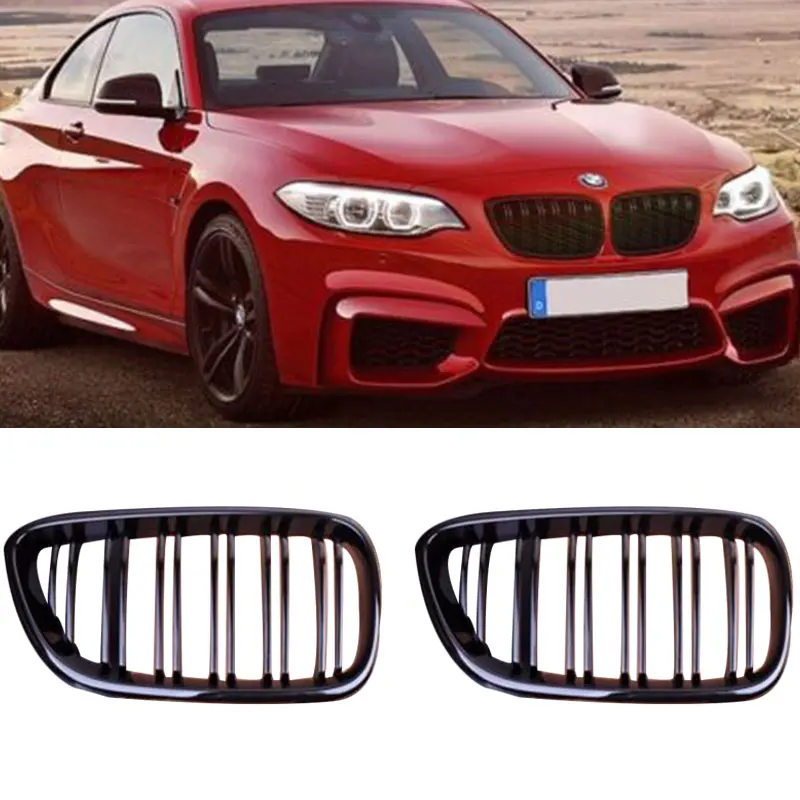 

1 Pair New Car Racing Grills High Performance Grille for BMW 2 SERIES F22 F23 F87 M2 Auto Replace Accessories