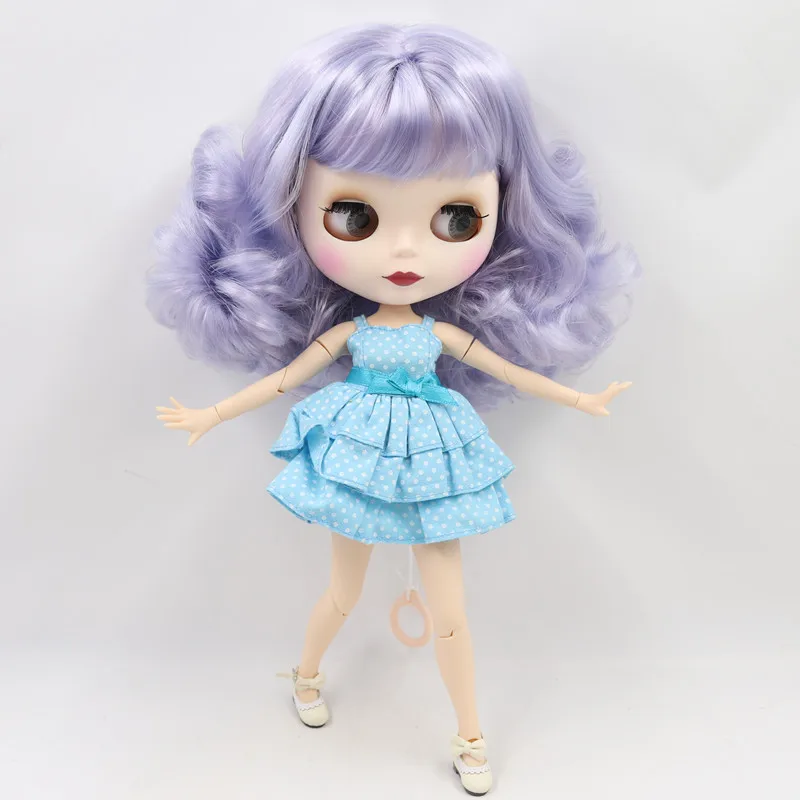 ICY Fortune Days factory blyth кукла 1/6 шарнирное тело новое матовое лицо синий микс фиолетовые волосы DIY sd Подарочная игрушка - Цвет: doll clothes shoes