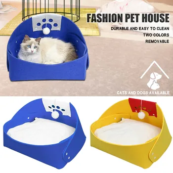 

Cat Litter Mat Keeps Warm In All Seasons Cat House Pet Bed, Universal And Removable Cat Bed Gatos Productos Para Mascotas