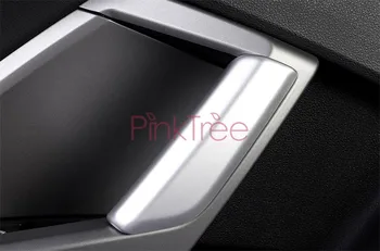 

For Audi Q3 2019 Interior Door Armrest Decorative Strip Cover Trims Car Styling Accessories
