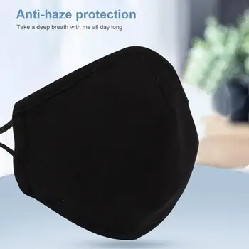 

Cotton Cloth Mask Adjustable Anti-fog PM2.5 Replaceable Filter Five-layer Protective Filter Washable Dust Proof Mouth Face Masks