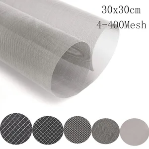 4-400Mesh 30x30cm Stainless steel Mesh filter mesh metal front repair fixed mesh filter woven wire sieve plate screen filter