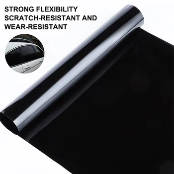 3M*50cm Black Car Window Foils Tint Tinting Film Roll Auto Home Window Glass Restroom Summer Solar UV Protector Sticker Films 1