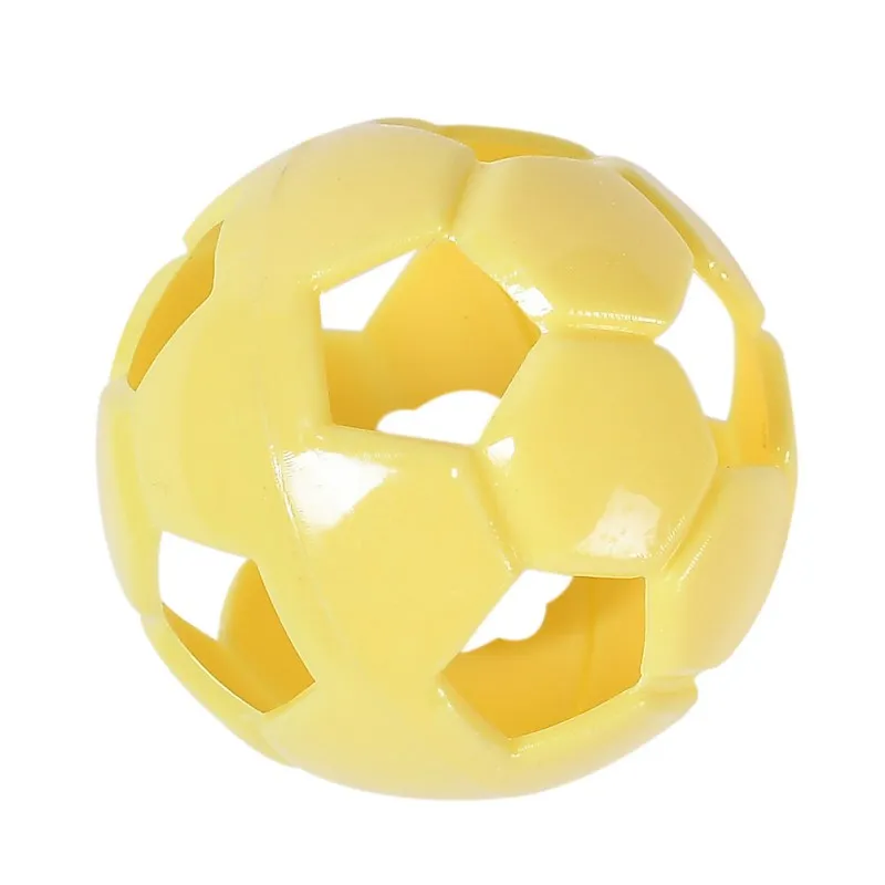 10 Pcs/lot 4CM Cat toy Multicolored Pet Baby Squeakers Rattle Ball Noise Maker Insert Dog Toy Pets Interactive Toy pet products