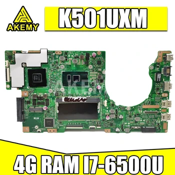 شراءAkmey K501UXM لوحة الأم للكمبيوتر المحمول For Asus K501UW K501UXM K501UQ K501UXM اللوحة الرئيسية GTX950M/4GB /I7-6500 وحدة المعالجة المركزية/4G-RAM/ DDR4
