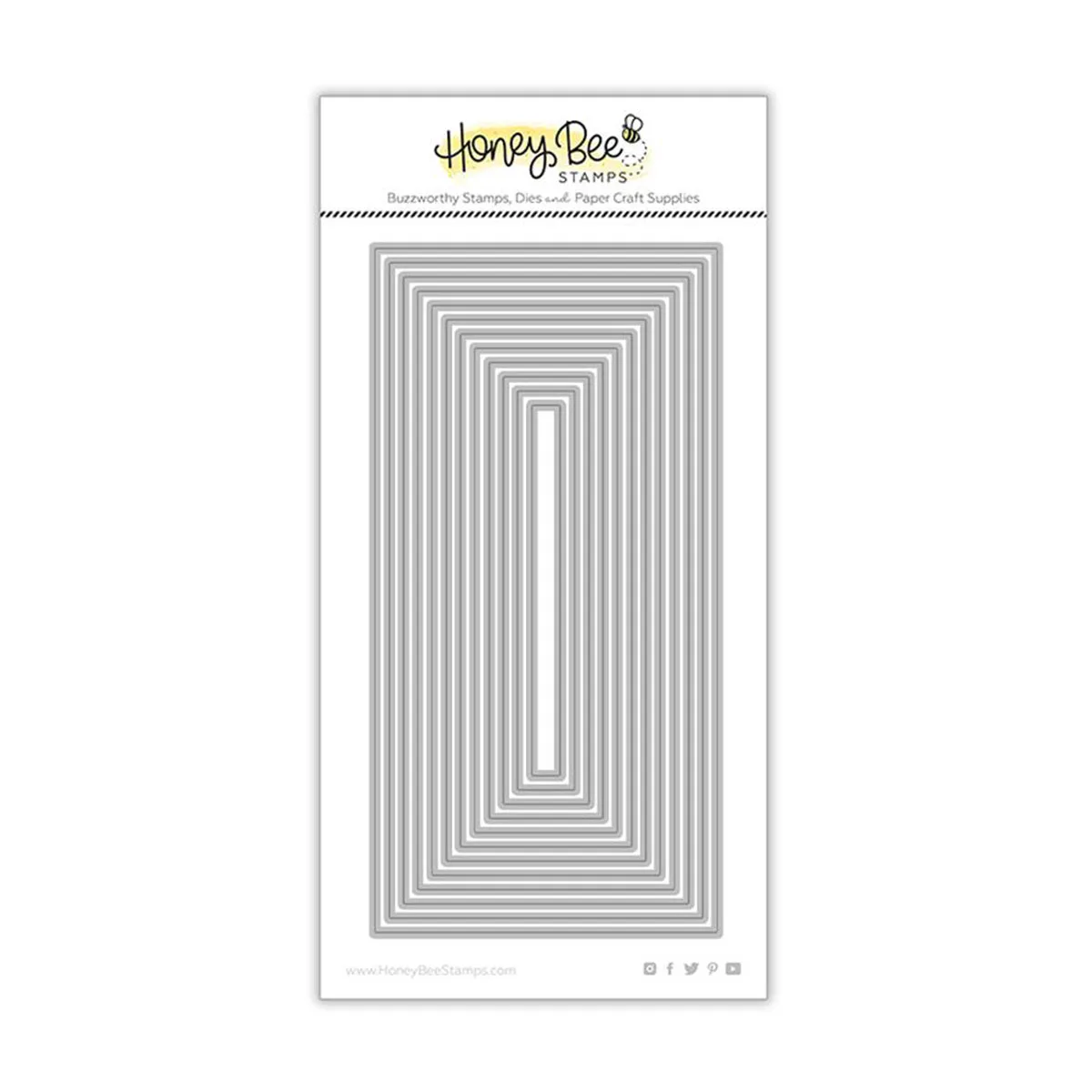 Mini Slimline Frame 2021 Arrival New Metal Cutting Dies Scrapbook Diary Decoration Embossing Template DIY Greeting Card Handmade